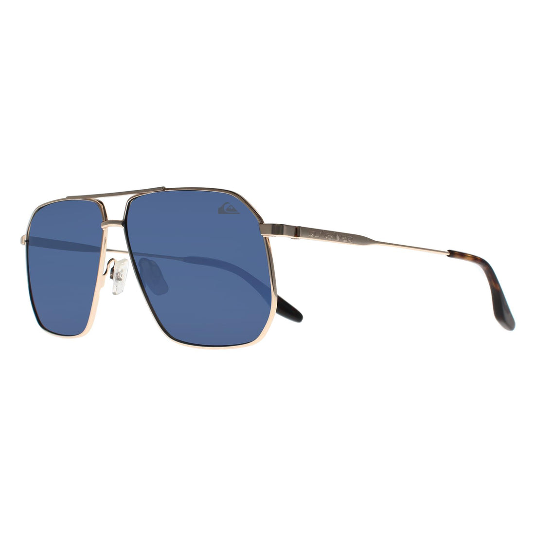 Quiksilver Sunglasses QS3009 SGLD Shiny Gold Blue Polarized