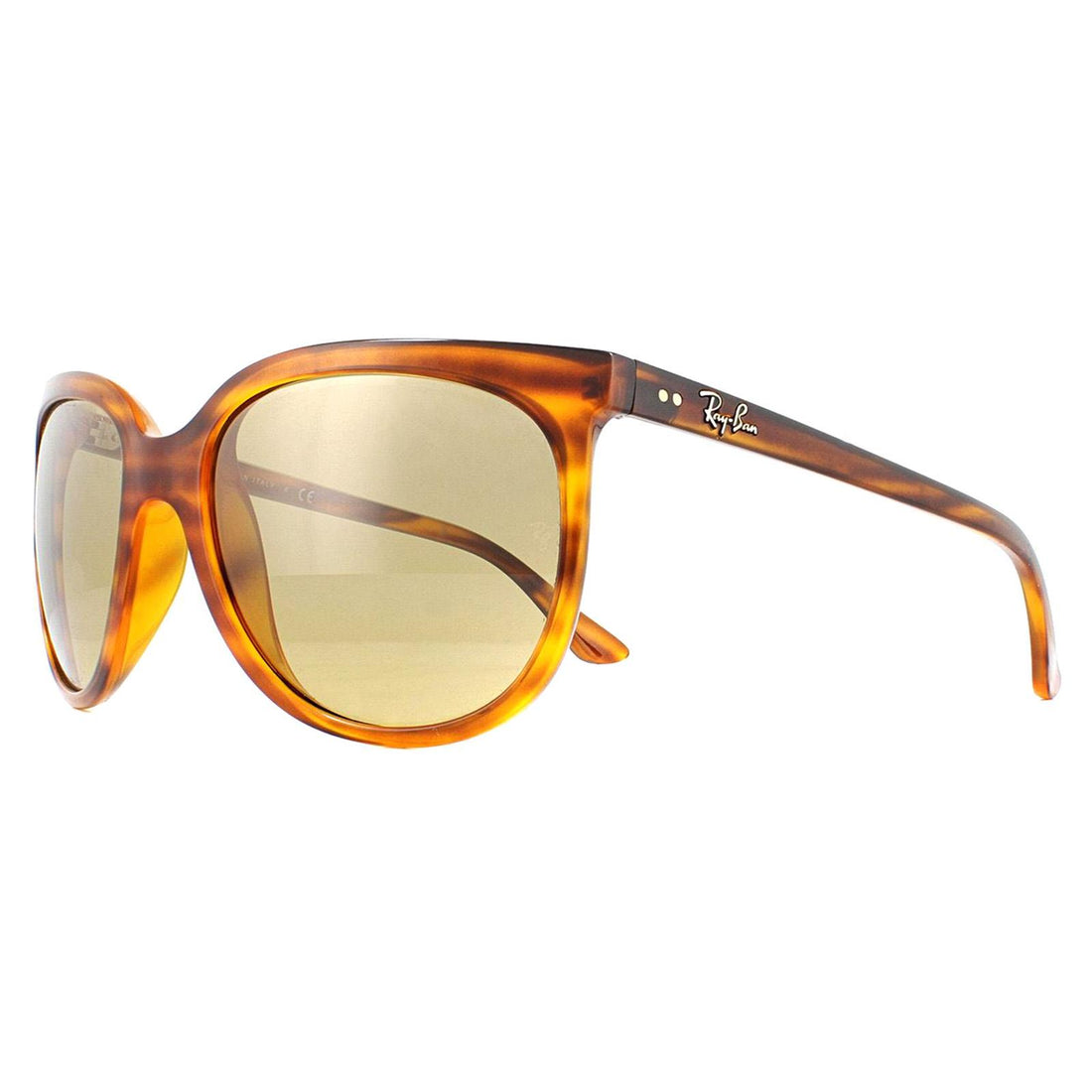Ray-Ban Sunglasses CATS 1000 4126 820/3K Striped Brown Brown Brown Silver Mirror