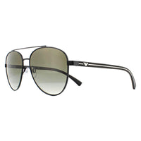 Emporio Armani Sunglasses EA2079 30018E Matte Black Green Gradient