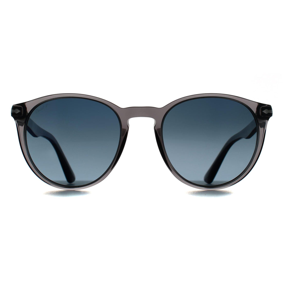 Persol Sunglasses PO3152S 1196S3 Transparent Grey Light Blue Gradient Dark Blue Polarized