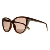 Furla Sunglasses SFU783 092M Honey Brown White Horn Brown