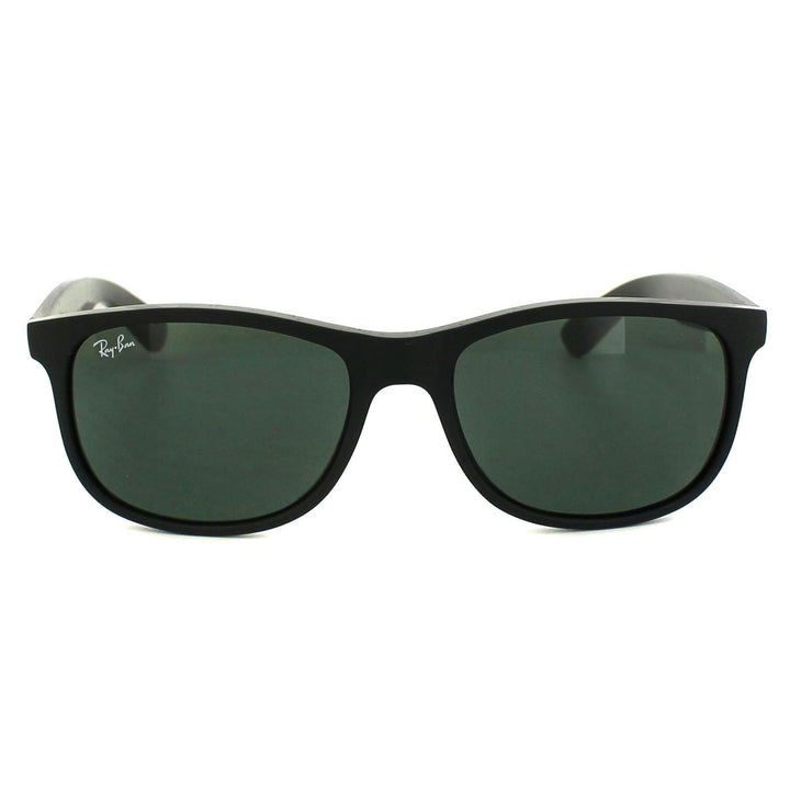Ray-Ban Sunglasses Andy 4202 606971 Matte Black Green