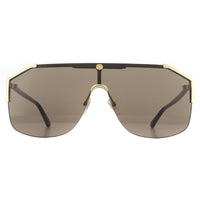 Gucci GG0291S Sunglasses Gold and Black Brown