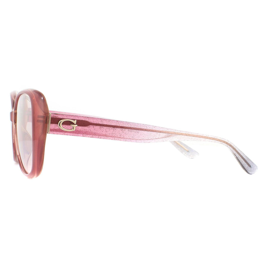 Guess Sunglasses GU7554 74F Pink Pink Brown Gradient