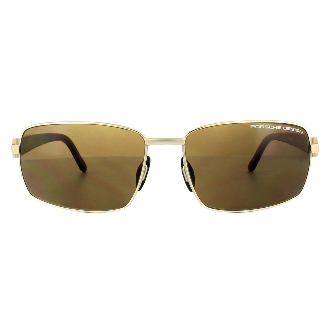 Porsche Design P8902 Sunglasses Gold Carbon / Brown