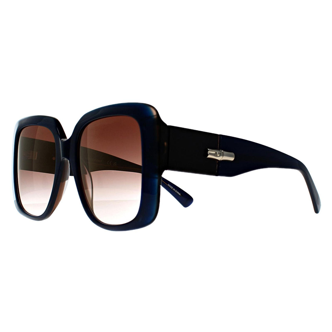 Longchamp Sunglasses LO713S 403 Blue Stone Burgundy Gradient