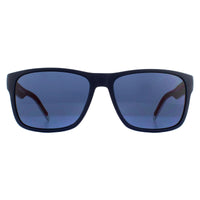 Tommy Hilfiger TH 1718/S Sunglasses Black Red White / Blue Avio