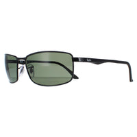 Ray-Ban Sunglasses 3498 002/9A Black Polarized Green