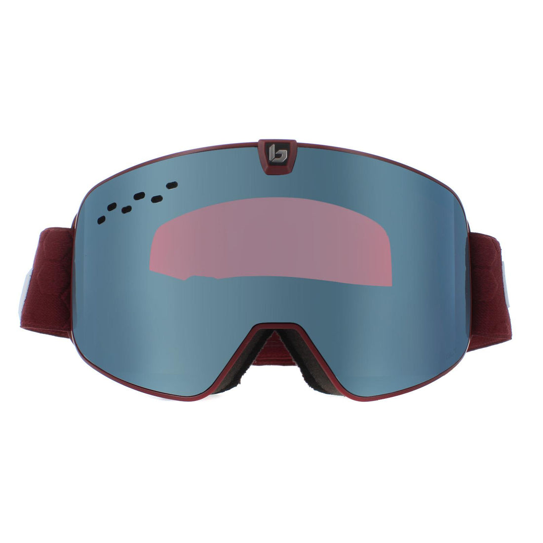 bolle volt ski goggles Bolle Ski Goggles Nevada BG394003 Matte Garnet Volt Ice Blue & Vermill – Discounted Sunglasses