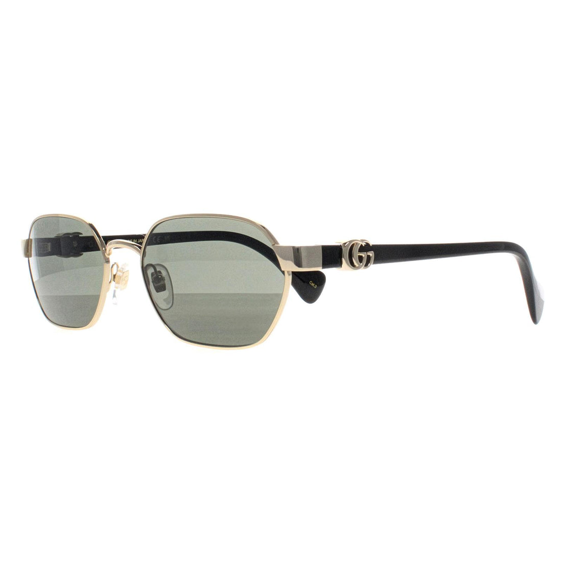 Gucci Sunglasses GG1593S 001 Gold Grey