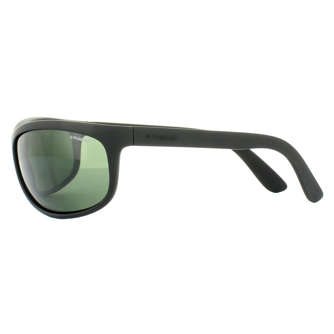 Polaroid Sport Sunglasses P7334 9CA RC Black Rubber Green Polarized