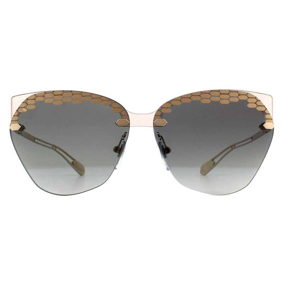 Bvlgari BV6107 Sunglasses Pink Transparent / Grey Gradient