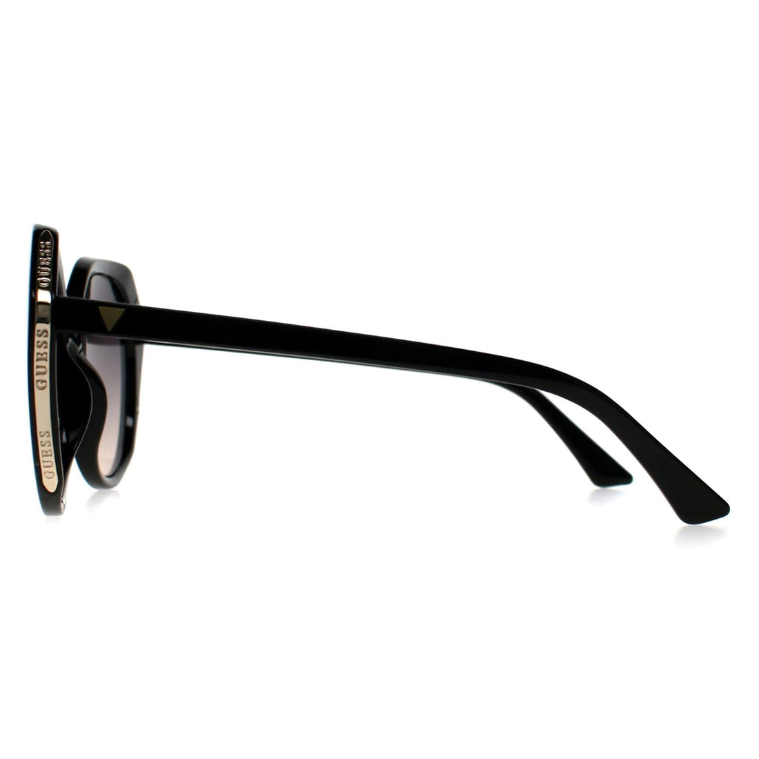 Guess Sunglasses GF6201 01B Shiny Black Blue Pink Gradient