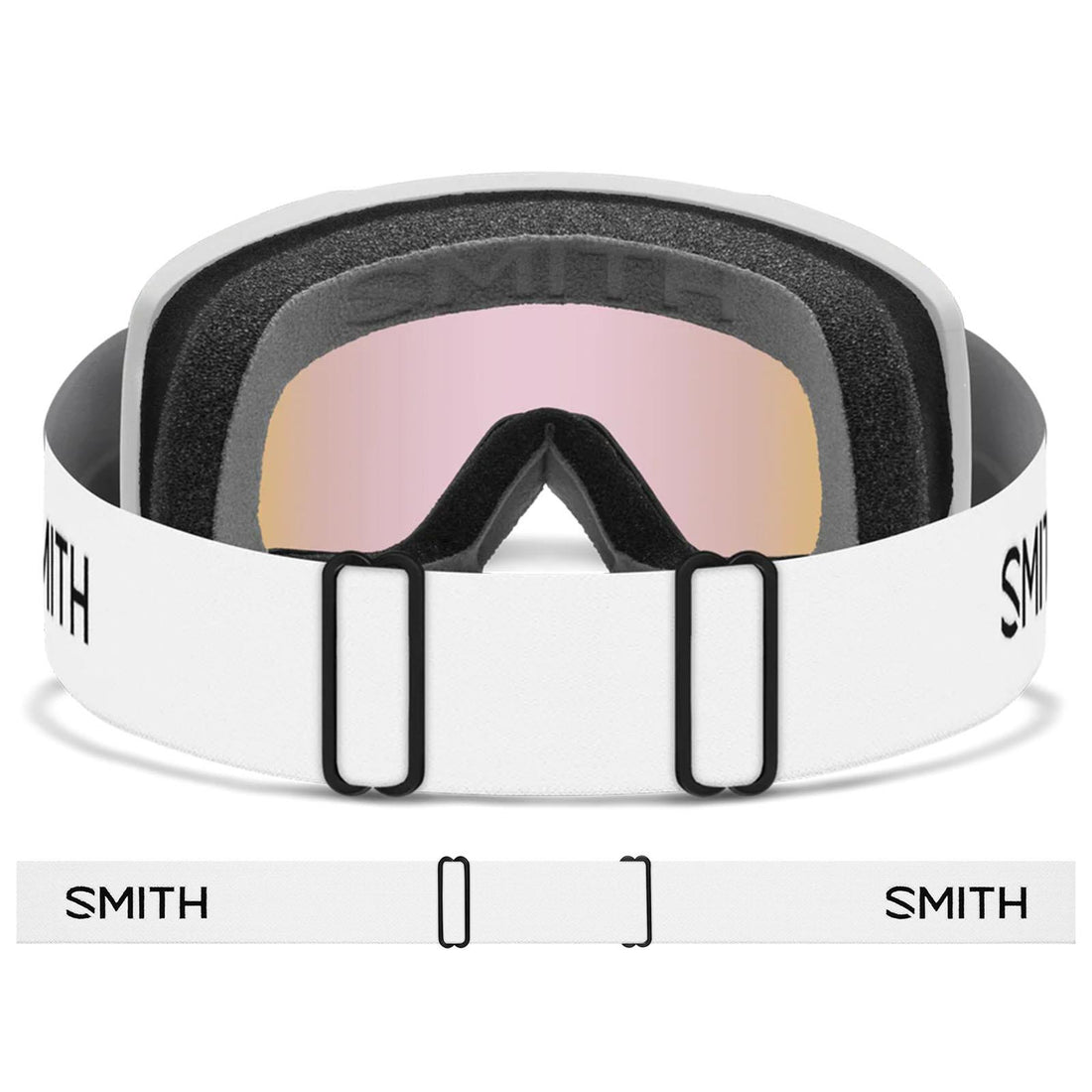 Smith Ski Goggles Tribute 1DG ZF White Blue Sensor Mirror