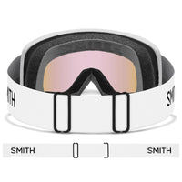 Smith Ski Goggles Tribute 1DG ZF White Blue Sensor Mirror