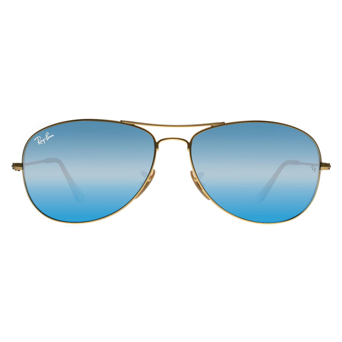 Ray-Ban Sunglasses Cockpit 3362 112/17 Matt Gold Blue Mirror