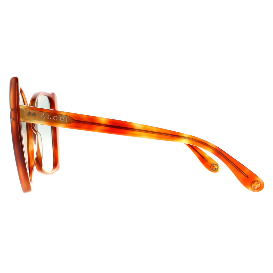Gucci Sunglasses GG0471S 003 Havana Green