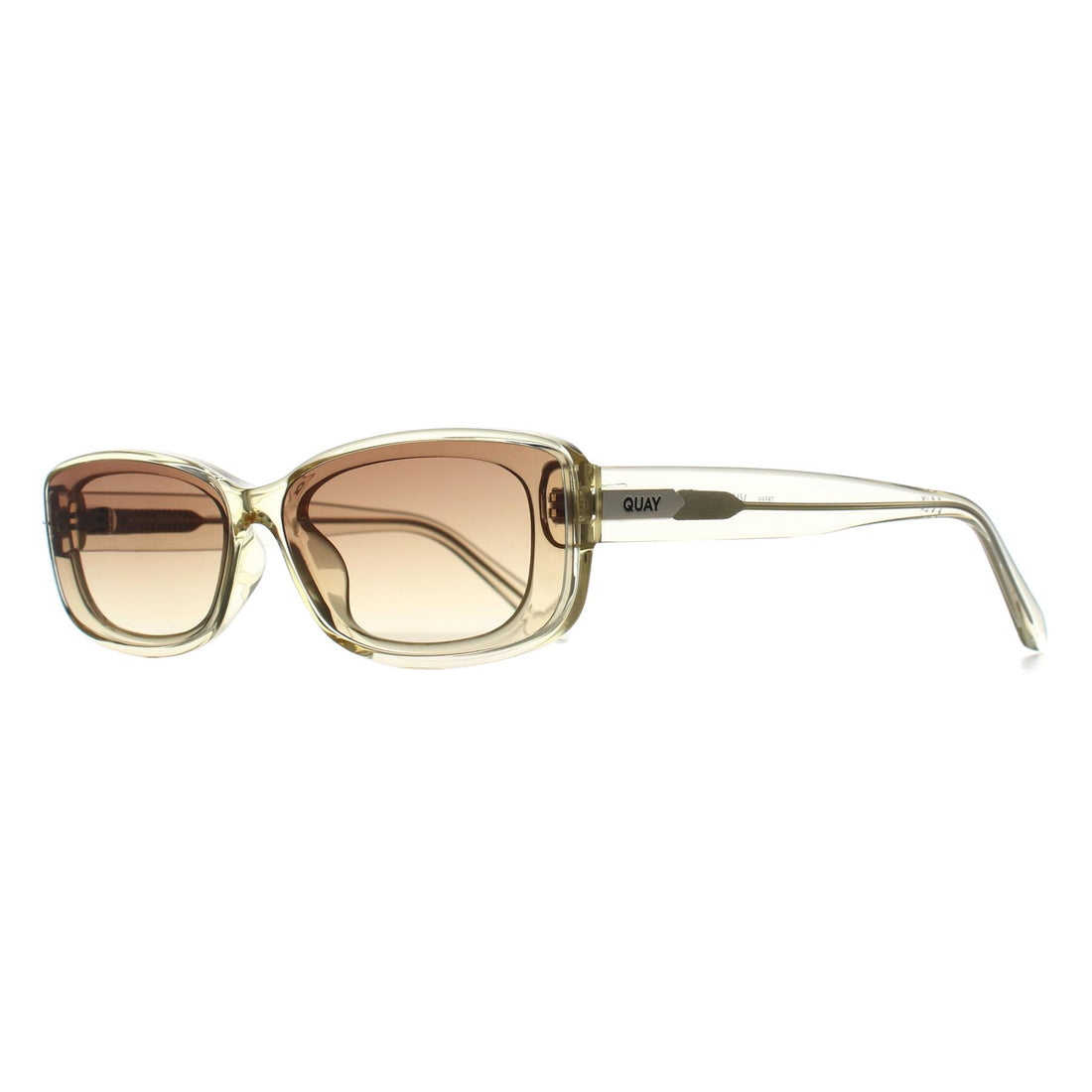 Quay Sunglasses Vibe Check 78599 Dark Forest Sepai Brown Gradient