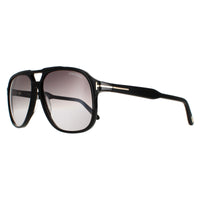 Tom Ford Sunglasses Raoul FT0753 01B Shiny Black Smoke Gradient