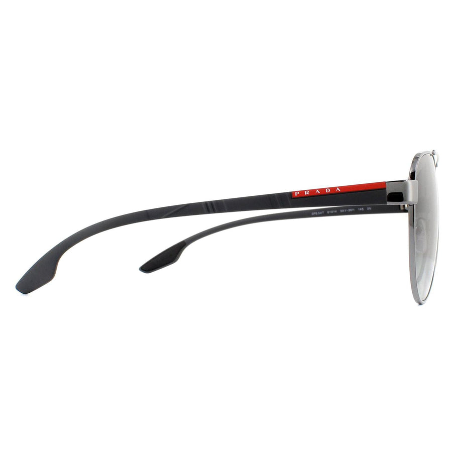 Prada Sport Sunglasses PS54TS 5AV3M1 Gunmetal Grey Gradient