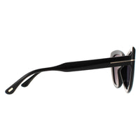 Tom Ford Sunglasses Anya FT0762 01A Shiny Black Smoke Grey