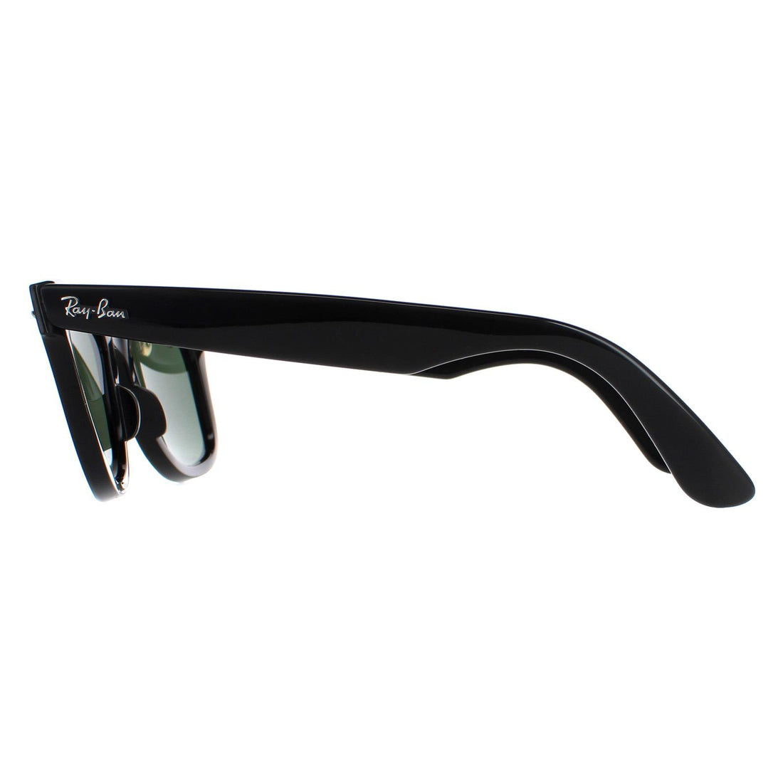 Ray-Ban Sunglasses Wayfarer 2140 901 Black Green G-15 Medium 50mm