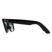 Ray-Ban Sunglasses Wayfarer 2140 901 Black Green G-15 Medium 50mm