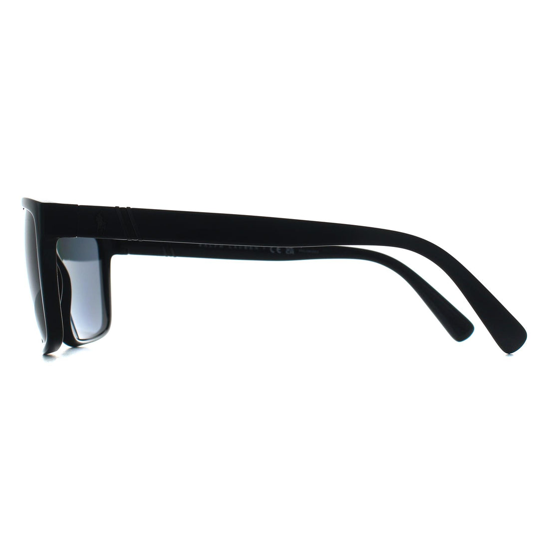 Polo Ralph Lauren Sunglasses PH4133 558981 Shiny Dark Grey Dark Grey Polarized