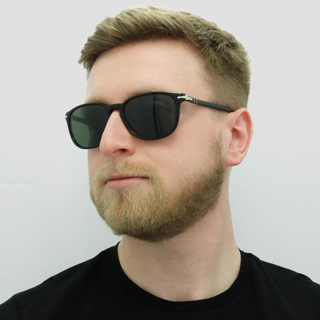 Persol Sunglasses PO3019S 95/31 Black Green