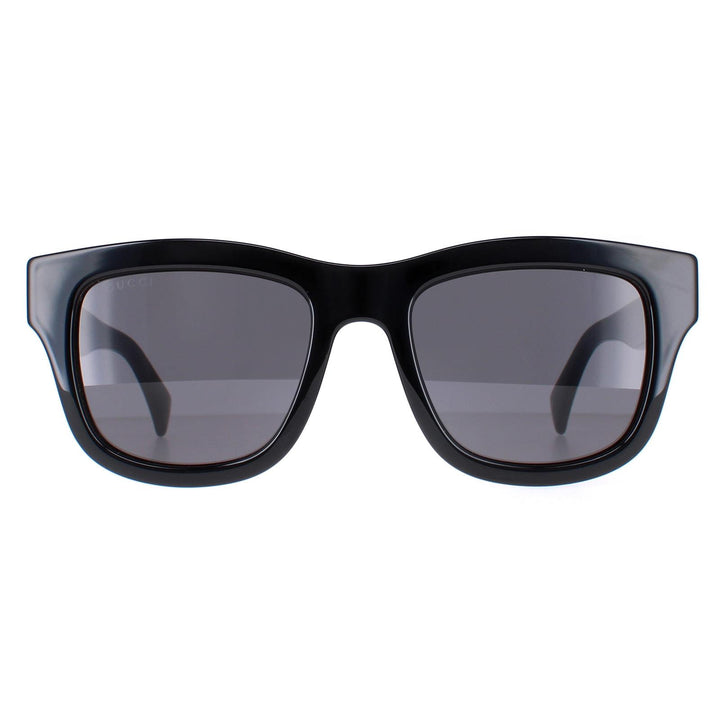 Gucci Sunglasses GG1135S 002 Shiny Black Dark Grey