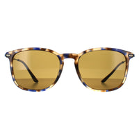 Giorgio Armani AR8098 Sunglasses Blue Havana / Brown