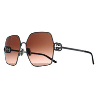 Gucci Sunglasses GG2163S 003 Silver Brown Gradient