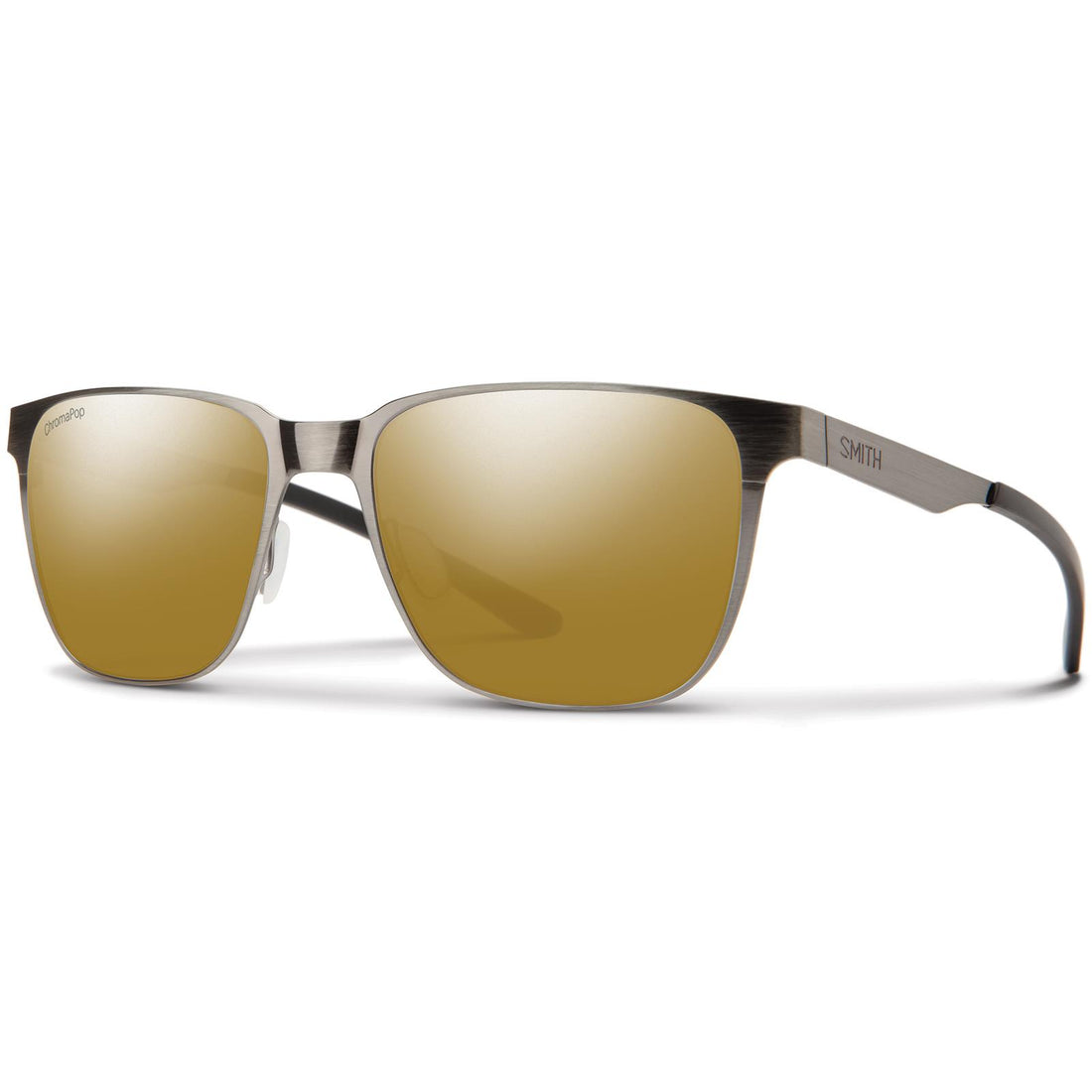 Smith Sunglasses Lowdown Metal KJ1 QE Dark Ruthenium ChromaPop Polarized Bronze Mirror