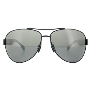 Hugo Boss Sunglasses 0915 1XS 6H Blue Grey Silver Mirror Polarized