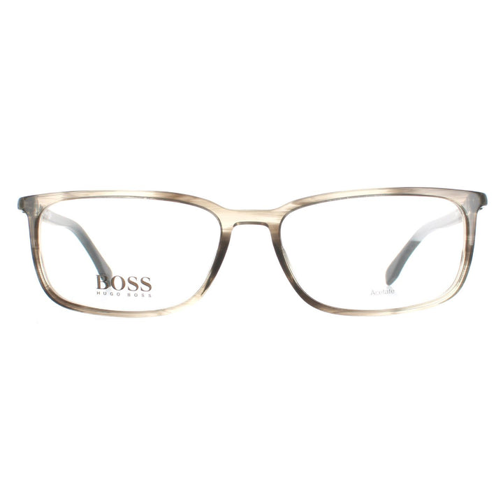 Hugo Boss Glasses Frames BOSS 0963/IT ACI Grey Havana Men