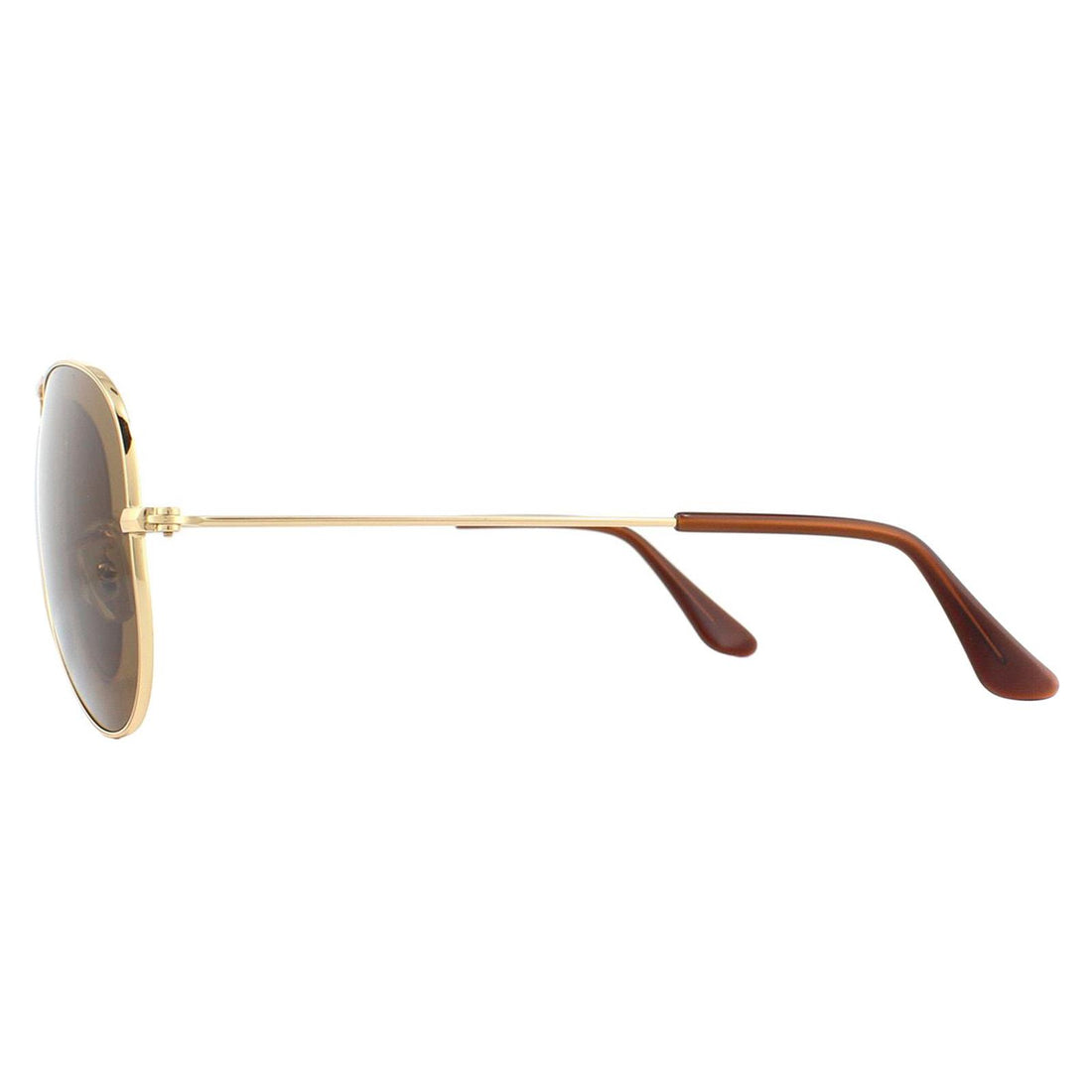 Ray-Ban Sunglasses Aviator 3025 Gold Brown Polarized 001/57