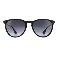 Ray-Ban Erika Classic RB4171 Sunglasses Rubberised Black Grey Gradient