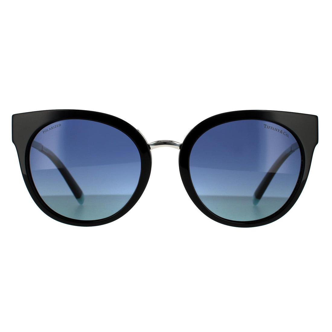 Tiffany TF4168 Sunglasses Black / Blue Gradient Polarized