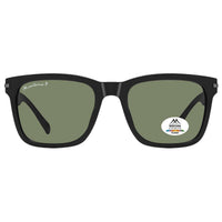 Montana Sunglasses MP183 A Shiny Black Green Polarized