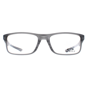 Oakley Glasses Frames OX8081 Plank 2.0 8081-17 Satin Grey Smoke Men