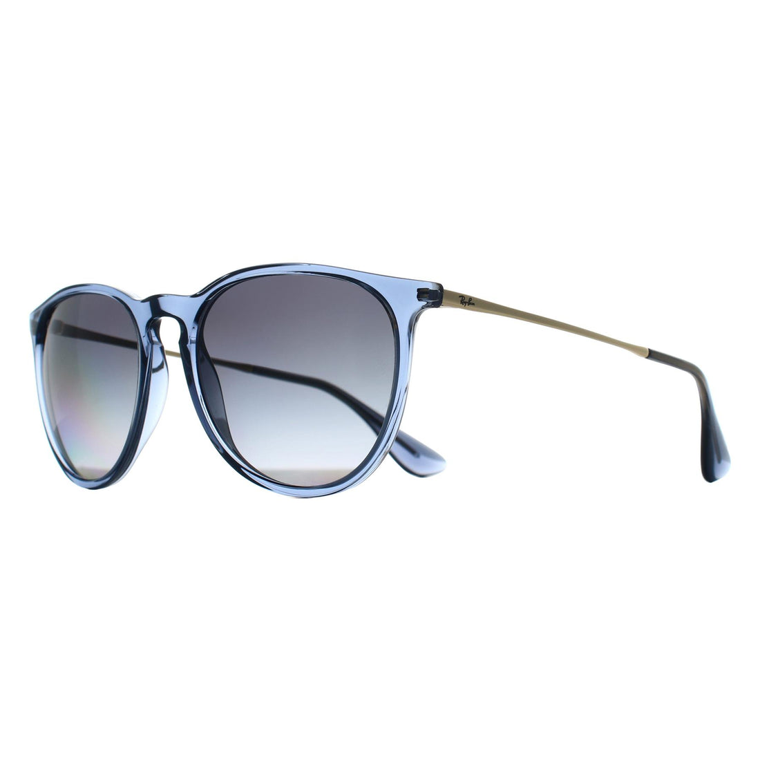 Ray-Ban Sunglasses RB4171 Erika 6592T3 Transparent Blue Grey Gradient Polarized
