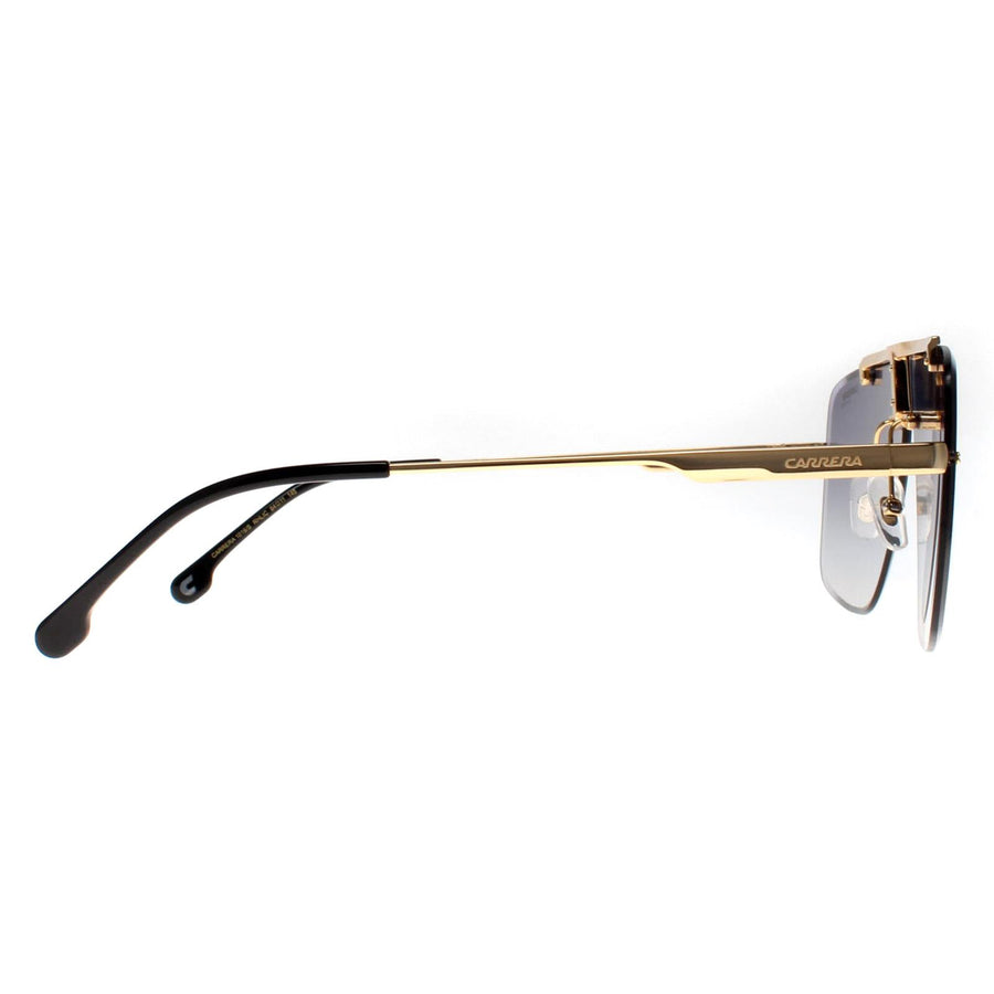 Carrera Sunglasses 1016/S RHL IC Gold Black Grey Mirror Shaded Silver