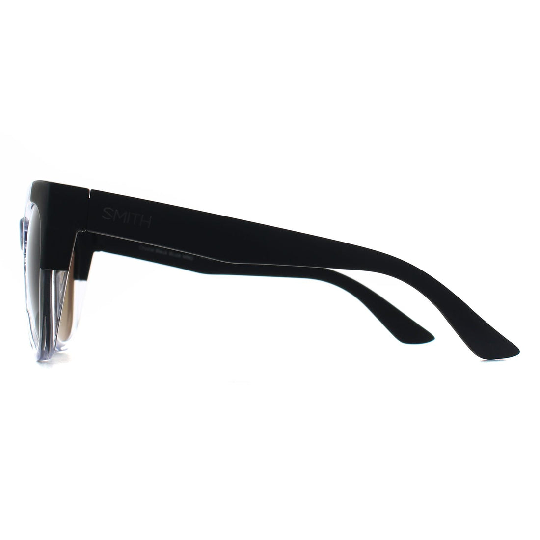 Smith Sunglasses Sidney MNG L7 Crystal Black Polarized Grey Green