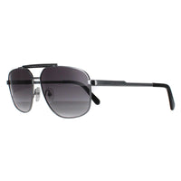 Guess Sunglasses GU00054 06B Shiny Dark Nickeltin Smoke Grey Gradient