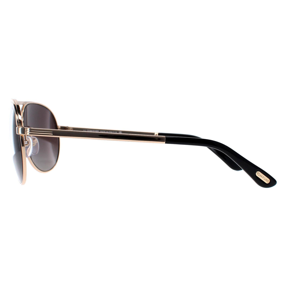 Tom Ford Sunglasses 0144 Marko 28D Shiny Rose Gold Smoke Grey Polarized