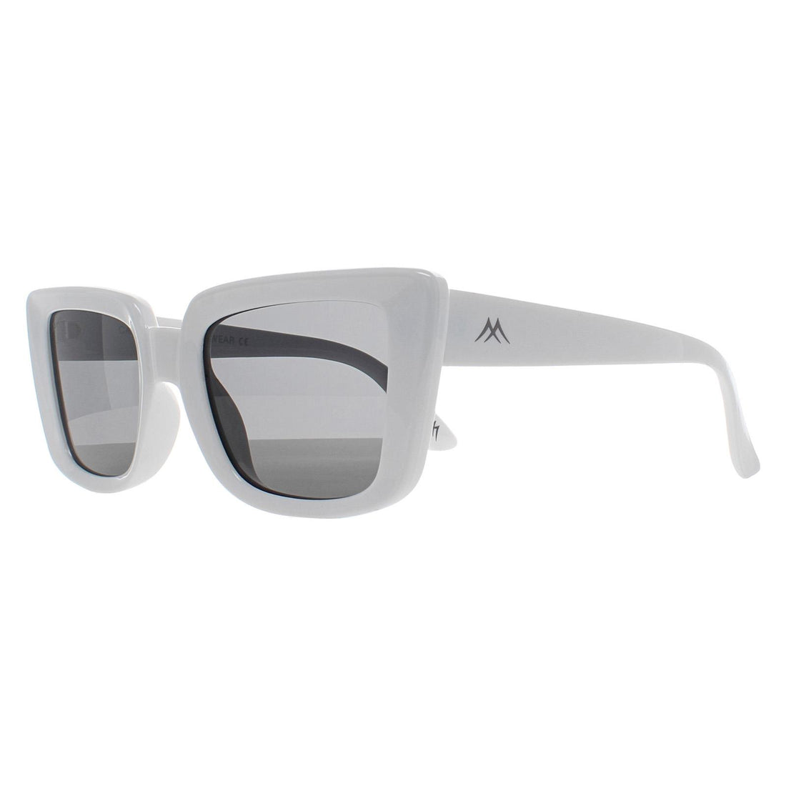 Montana Sunglasses MP193 E Shiny White Smoke Polarized