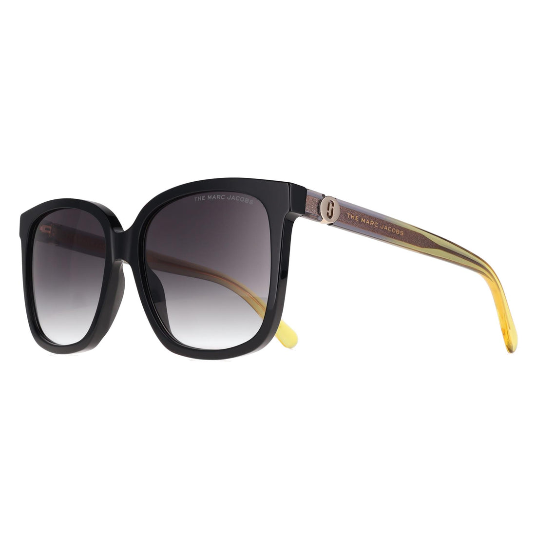 Marc Jacobs Sunglasses MARC 582/S 71C 9O Black Yellow Grey Gradient