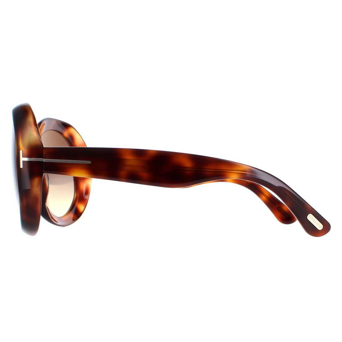 Tom Ford Sunglasses Georgia 02 FT1011 52B Dark Havana Smoke Gradient