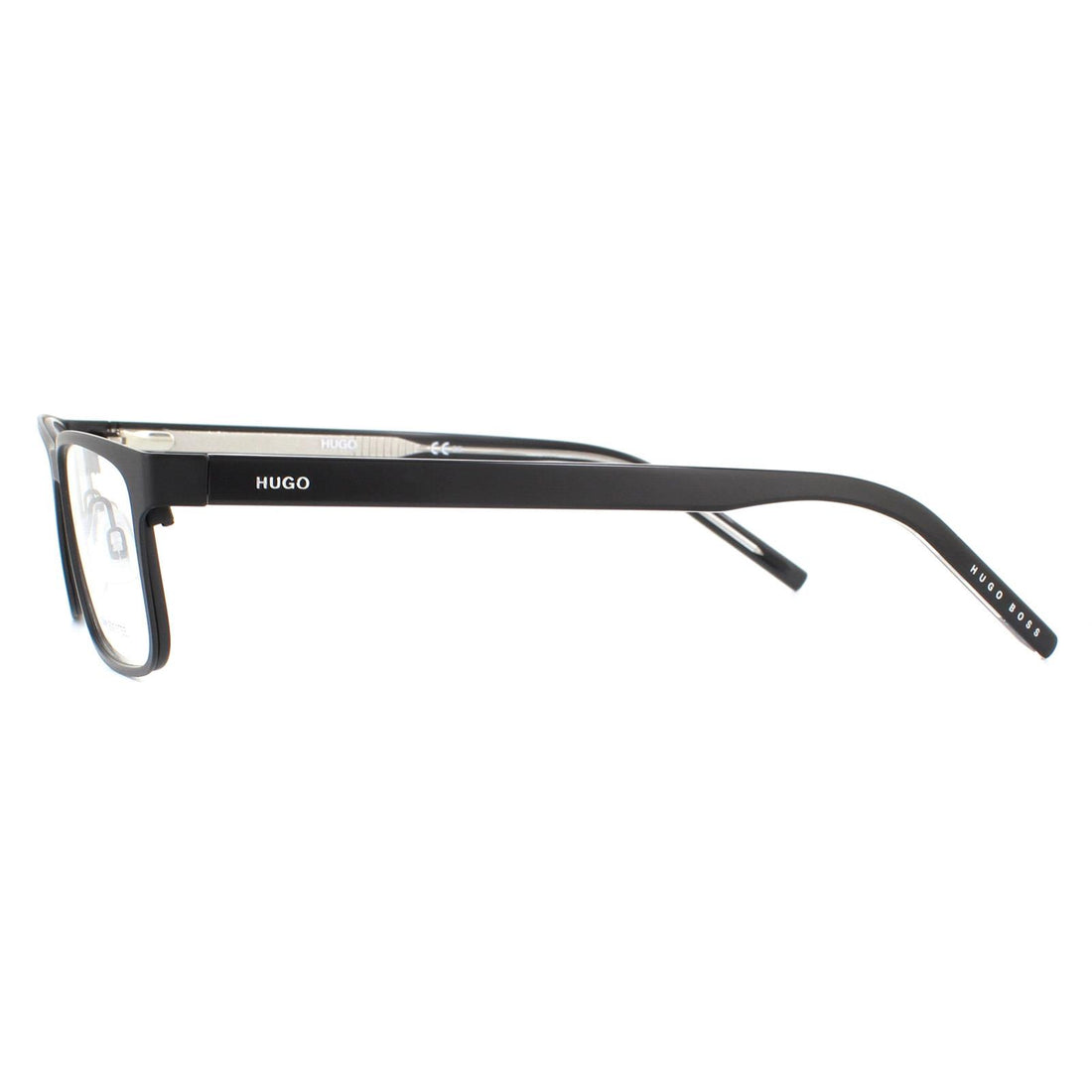 Hugo by Hugo Boss Glasses Frames HG 1005 N7I Matte Black Crystal Men Discounted Sunglasses