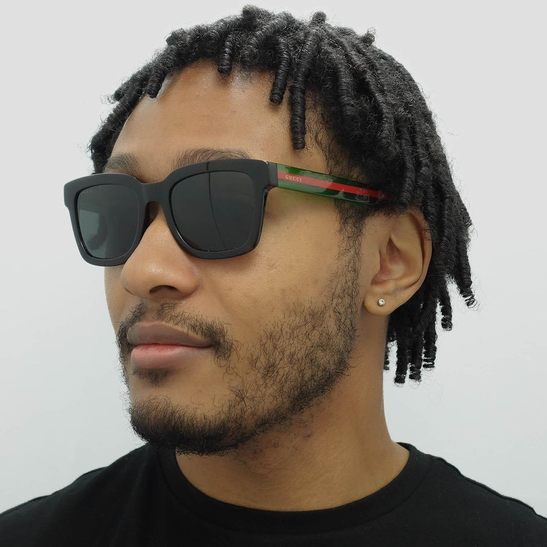 Gucci Sunglasses GG0001SN 003 Havana Green Grey Grey